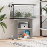 Aquarium Stand 80x35x60cm in Sonoma Gray Plywood