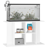 Aquarium Stand 100x40x60 cm in White Multilayer Wood