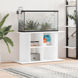 Supporto per Acquario 100x40x60 cm in Legno Multistrato Bianco