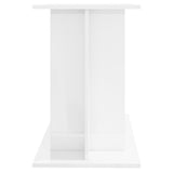 Aquarium Support 100x40x60cm Glossy White Multilayer Wood