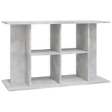 Aquarium Support 100x40x60 cm Cement Gray Multilayer Wood