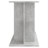 Supporto Acquario 100x40x60 cm Legno Multistrato Grigio Cemento