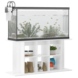 Aquarium Support 120x40x60 cm Glossy White Multilayer Wood