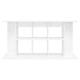 Supporto Acquario 120x40x60 cm Legno Multistrato Bianco Lucido