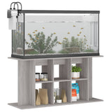 Aquarium Stand 120x40x60 cm Sonoma Gray Plywood