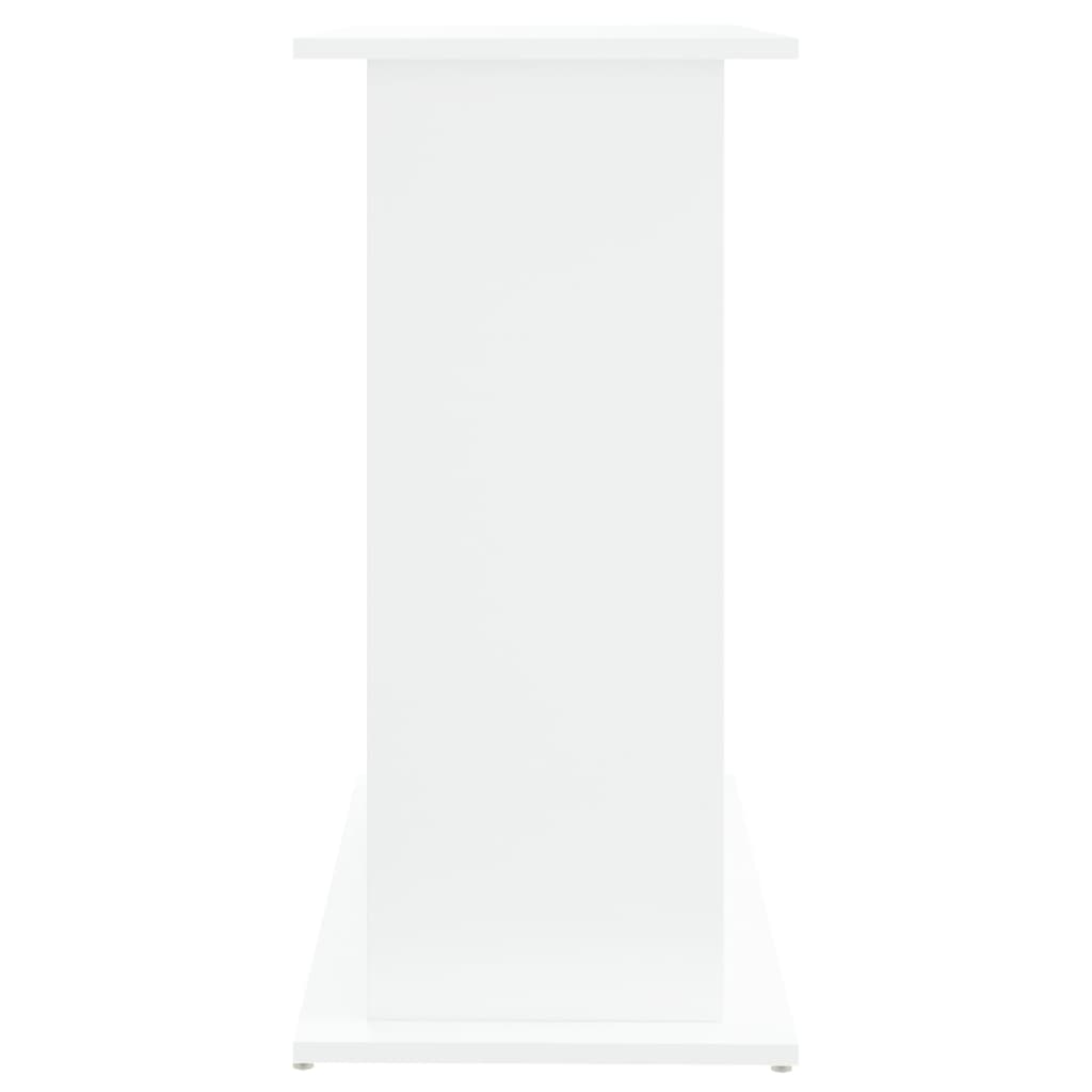 White Aquarium Stand 81x36x73 cm in Multilayer Wood