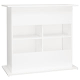 White Aquarium Stand 81x36x73 cm in Multilayer Wood