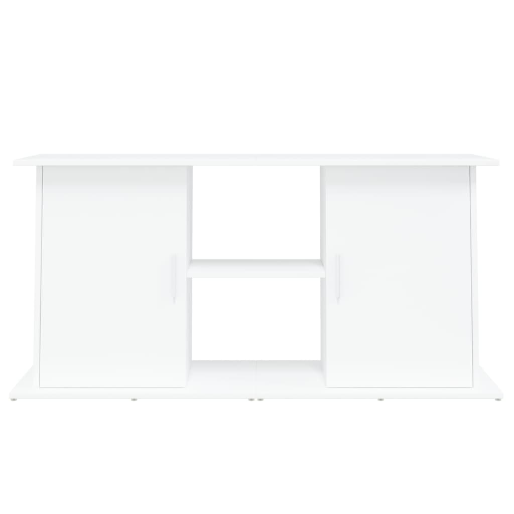 Aquarium Stand 121x41x58 cm in White Multilayer Wood