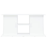 Aquarium Stand 121x41x58 cm in White Multilayer Wood