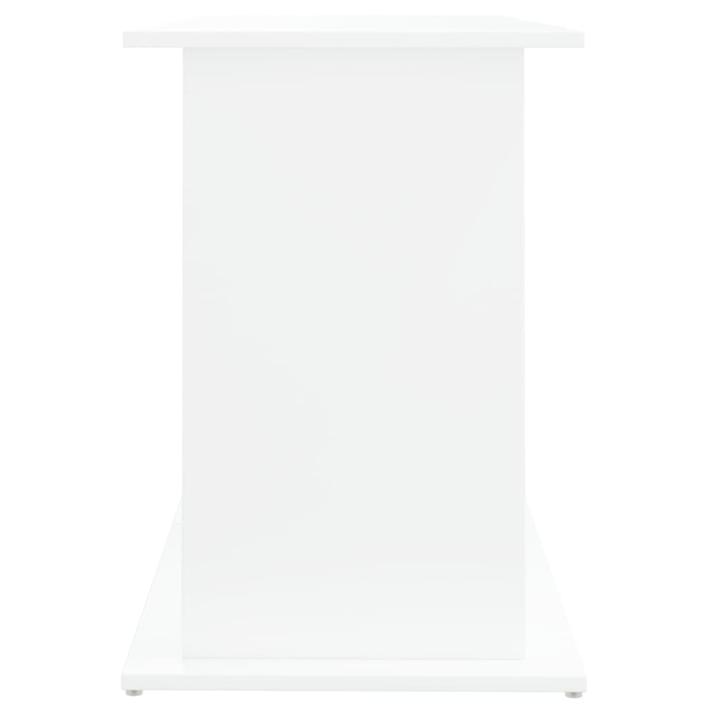 Aquarium Stand 121x41x58 cm in White Multilayer Wood