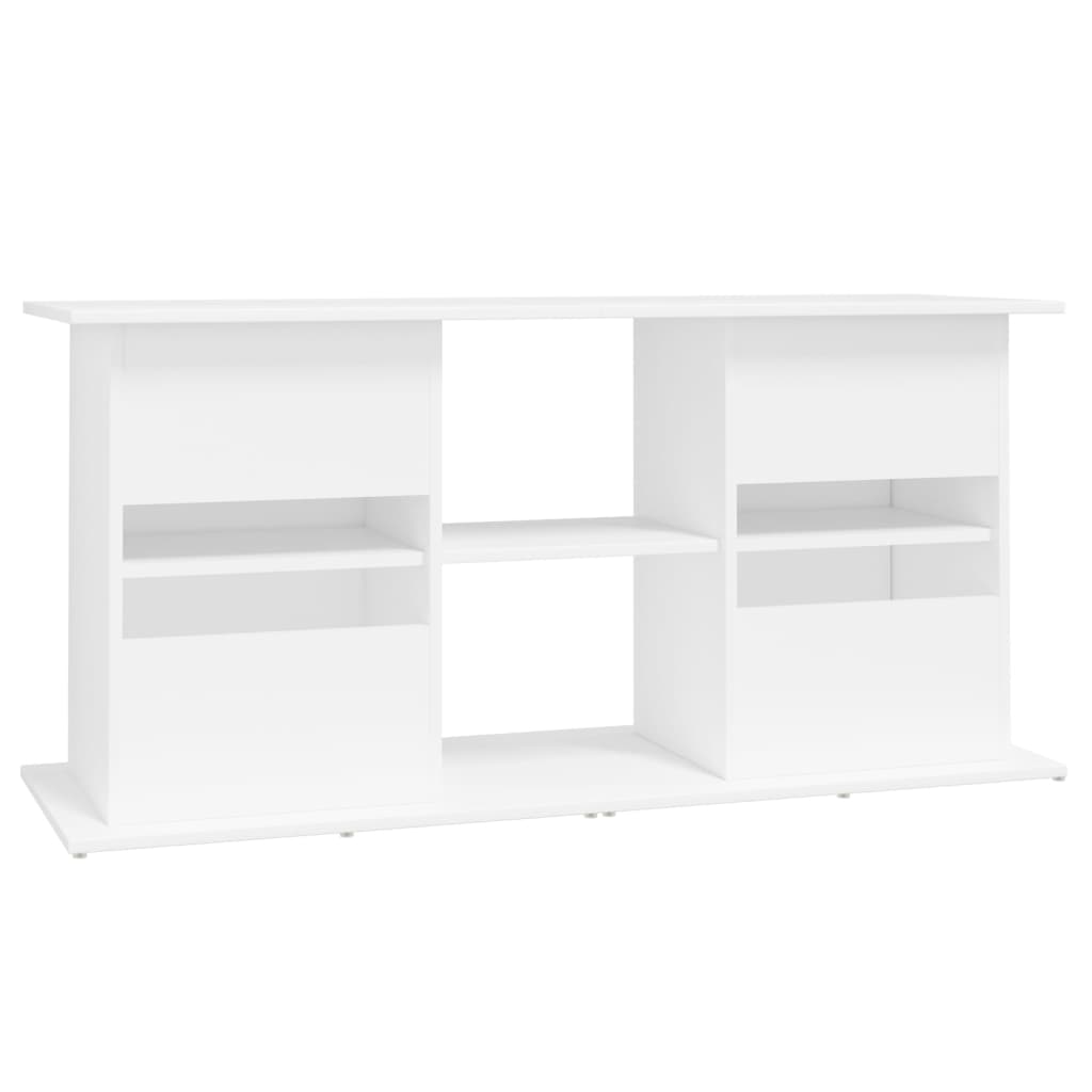 Supporto per Acquario 121x41x58 cm in Legno Multistrato Bianco