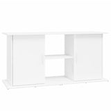 Supporto Acquario 121x41x58 cm Legno Multistrato Bianco Lucido