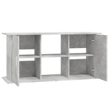 Supporto Acquario 121x41x58 cm Legno Multistrato Grigio Cemento