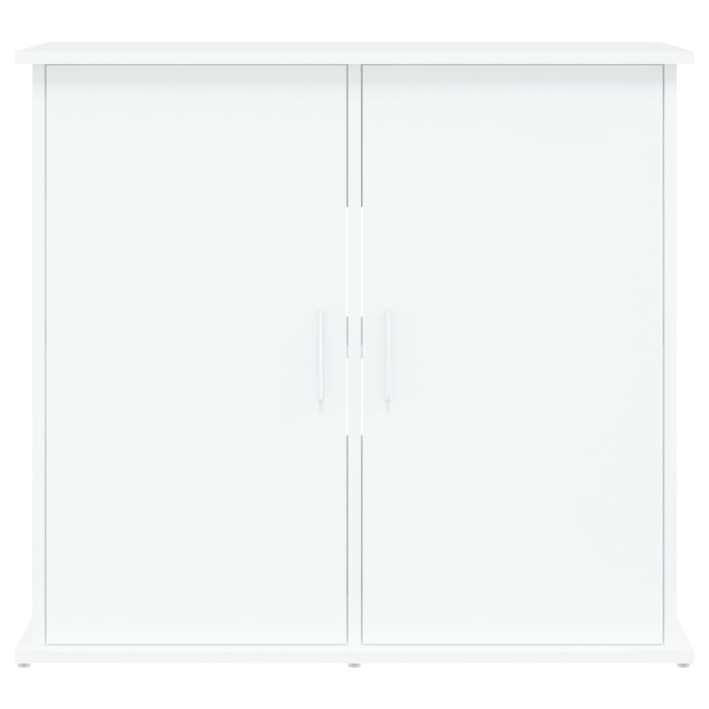 Supporto per Acquario Bianco 81x36x73 cm in Legno Multistrato