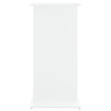 White Aquarium Stand 81x36x73 cm in Multilayer Wood