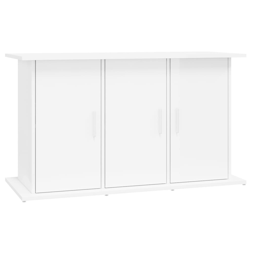 Supporto Acquario 101x41x58 cm Legno Multistrato Bianco Lucido