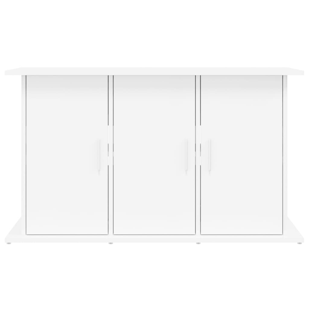 Supporto Acquario 101x41x58 cm Legno Multistrato Bianco Lucido