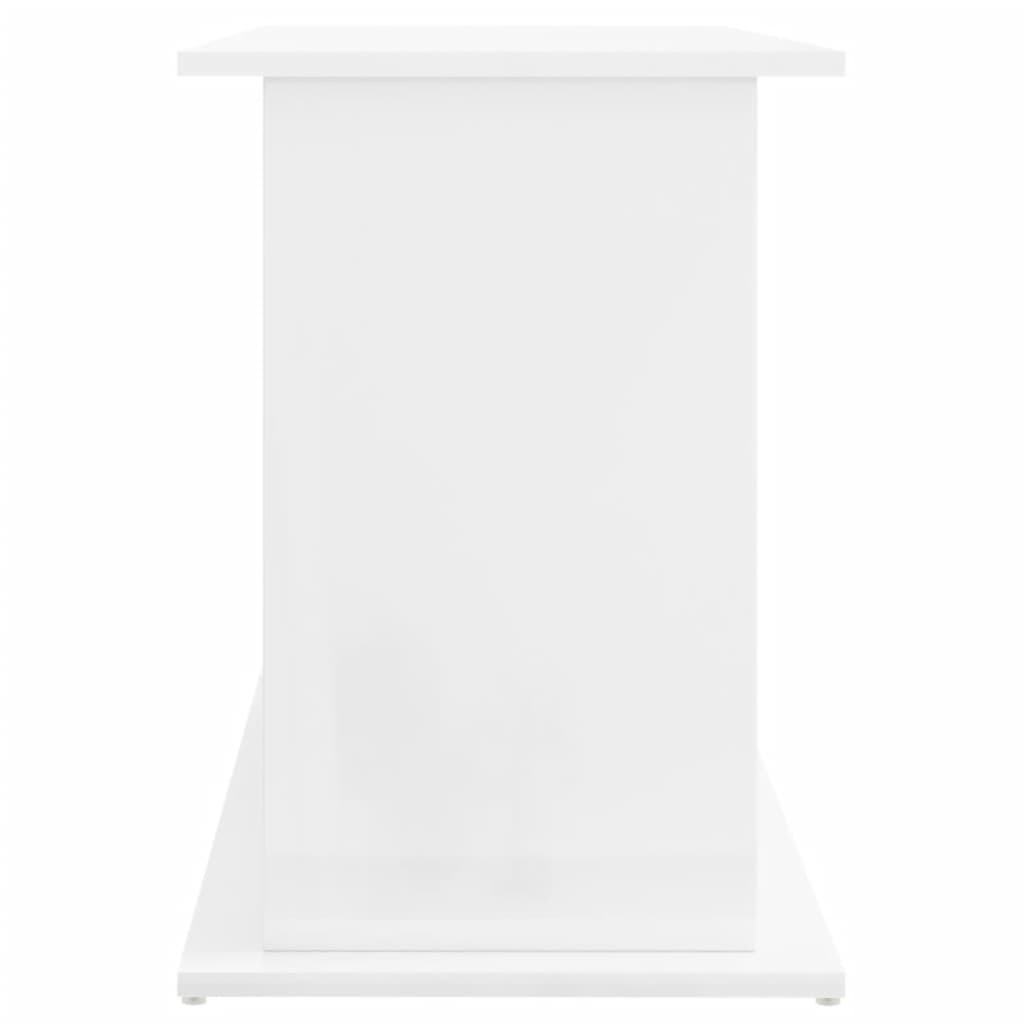 Supporto Acquario 101x41x58 cm Legno Multistrato Bianco Lucido