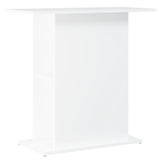 White Aquarium Stand 75x36x72.5 cm Multilayer Wood