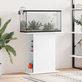 White Aquarium Stand 75x36x72.5 cm Multilayer Wood