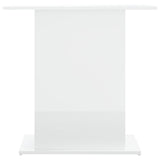 Aquarium Stand 75x36x72.5 cm Gloss White Plywood