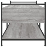 Tavolino da Salotto Grigio Sonoma 99x50x50 cm Legno Multistrato