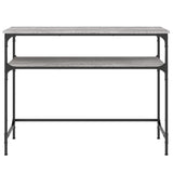 Tavolino Consolle Grigio Sonoma 100x35,5x75cm Legno Multistrato