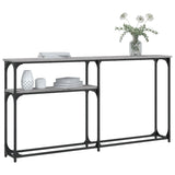 Tavolino Consolle Grigio Sonoma 145x22,5x75cm Legno Multistrato