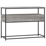 Tavolino Consolle Grigio Sonoma 100x40x75cm Legno Multistrato