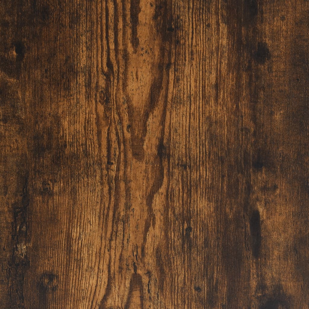 Tavolino Consolle Rovere Fumo 72,5x25x75cm in Legno Multistrato