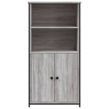 Credenza Grigio Sonoma 62x36x121,5 cm in Legno Multistrato