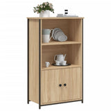 Credenza Rovere Sonoma 62x32x103,5 cm in Legno Multistrato