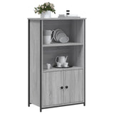 Credenza Grigio Sonoma 62x32x103,5 cm in Legno Multistrato