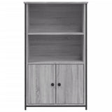 Credenza Grigio Sonoma 62x32x103,5 cm in Legno Multistrato