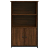 Credenza Rovere Marrone 62x32x103,5 cm in Legno Multistrato