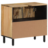 Mobile Lavabo da Bagno 62x33x58cm in Legno Massello di Mango