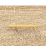 Tavolino da Salotto Rovere Sonoma 50x50x40 cm Legno Multistrato