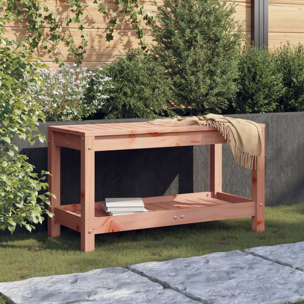 Panca da Giardino 82,5x35x45 cm in Legno Massello di Douglas