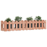 Fioriera Rialzata Giardino Recinzione 150x30x30cm Legno Douglas