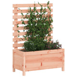 Fioriera Giardino con Rastrelliera 79x39,5x114cm Legno Douglas