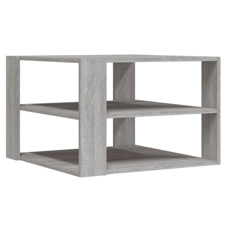 Tavolino Salotto Grigio Sonoma 59,5x59,5x40cm Legno Multistrato