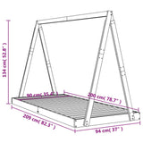 Giroletto per Bambini Bianco 90x200cm in Legno Massello di Pino