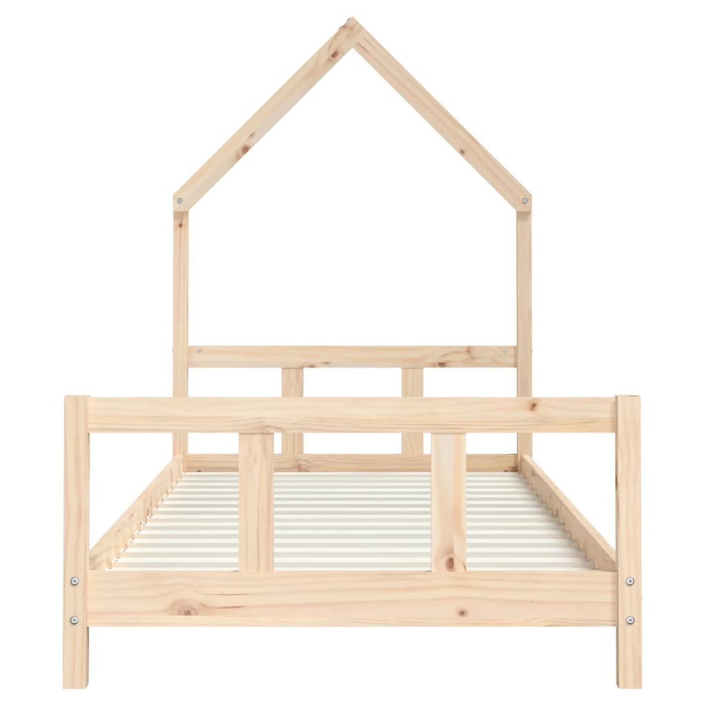 Giroletto per Bambini 90x190 cm in Legno Massello di Pino