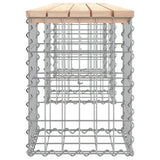 Panca Giardino Design Gabbione 203x31x42 cm Legno Massello Pino