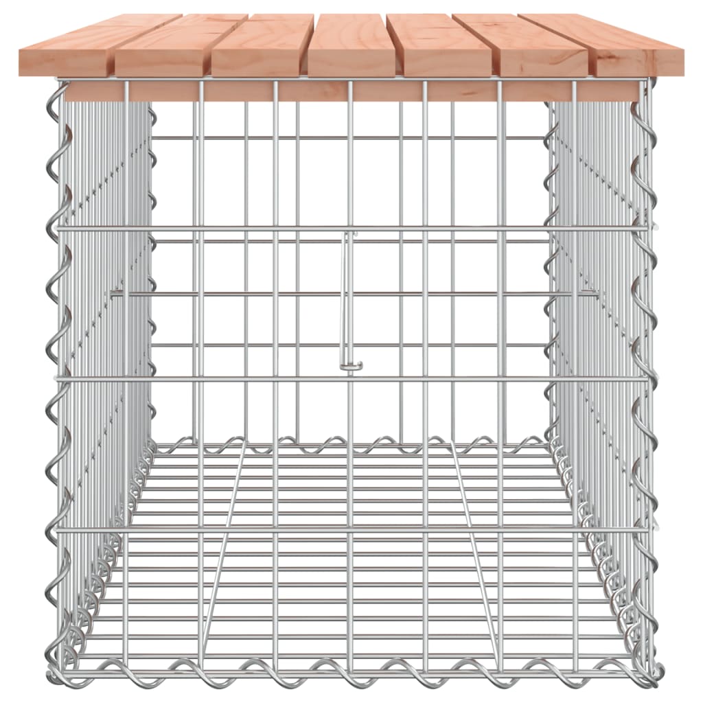 Panca Giardino Design Gabbione 83x44x42 cm Massello Douglas