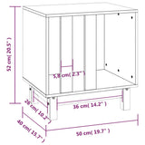 Miele Dog House 50x40x52 cm in Solid Pine Wood