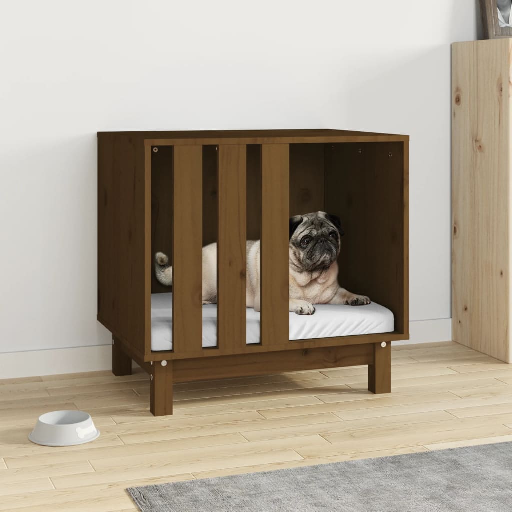 Miele Dog House 60x45x57 cm in Solid Pine Wood
