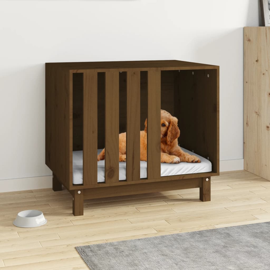 Miele Dog House 70x50x62 cm in Solid Pine Wood