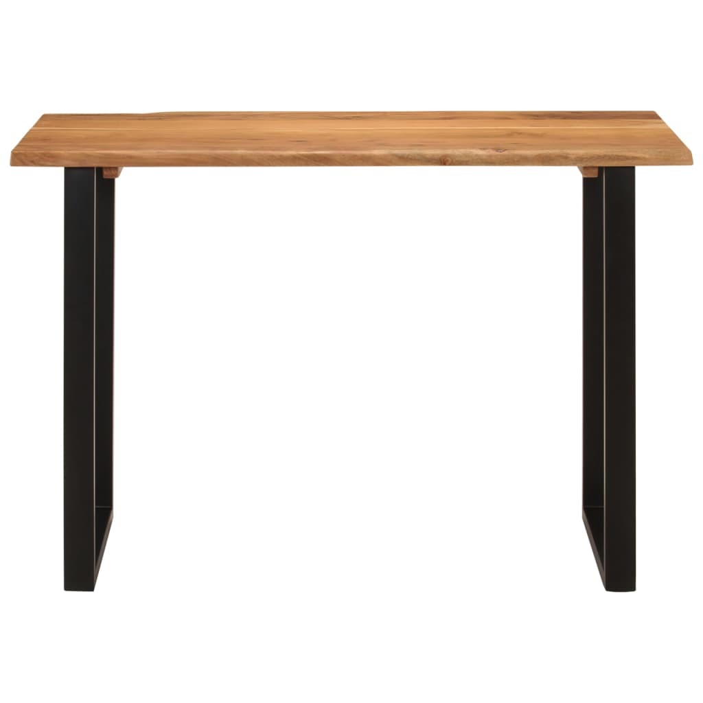 Tavolo da Pranzo 110x50x76 cm Legno Massello di Acacia