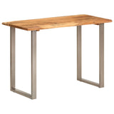 Tavolo da Pranzo 110x50x76 cm Legno Massello di Acacia